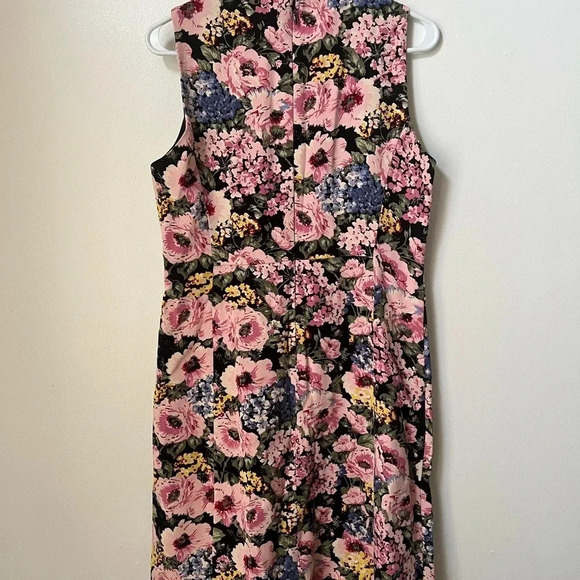 REBECCA TAYLOR Lavinia Rose High Collar Dress - Picture 6 of 7